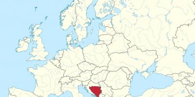 Bosnia pada peta eropah